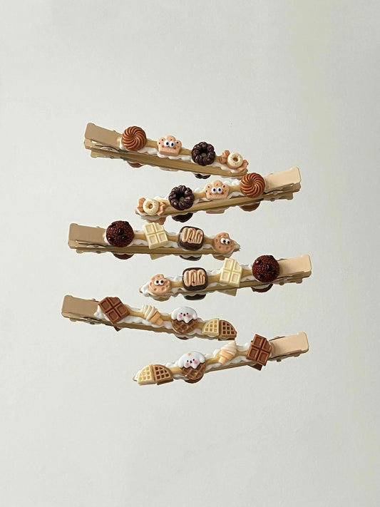 It's Chocolate Flavour - Hair Clips