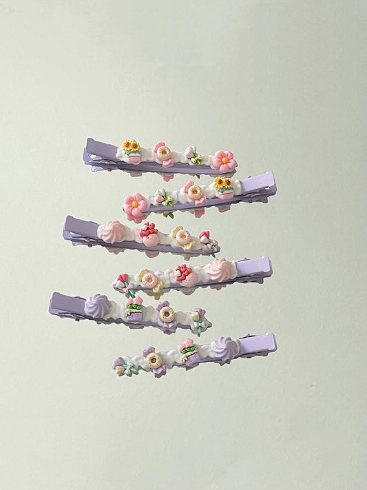 Sweet Flower Season - Hair Clips