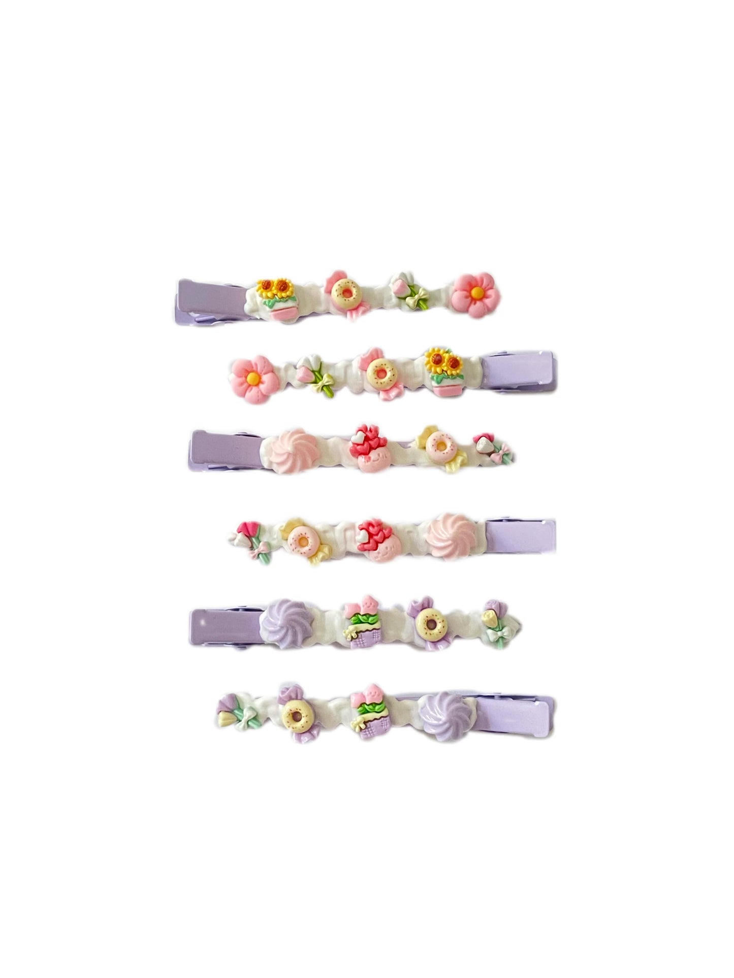 Sweet Flower Season - Hair Clips