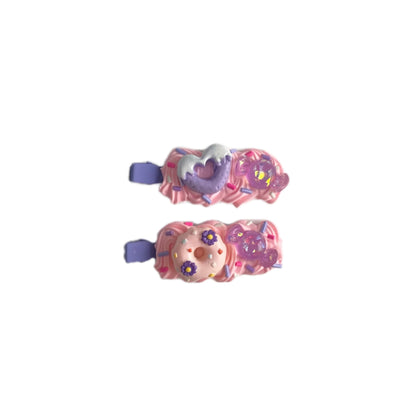 Donut and Candy - Hair Clips