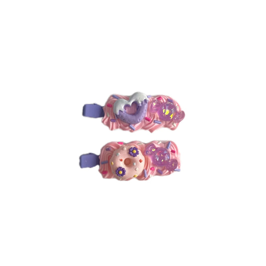 Donut and Candy - Hair Clips