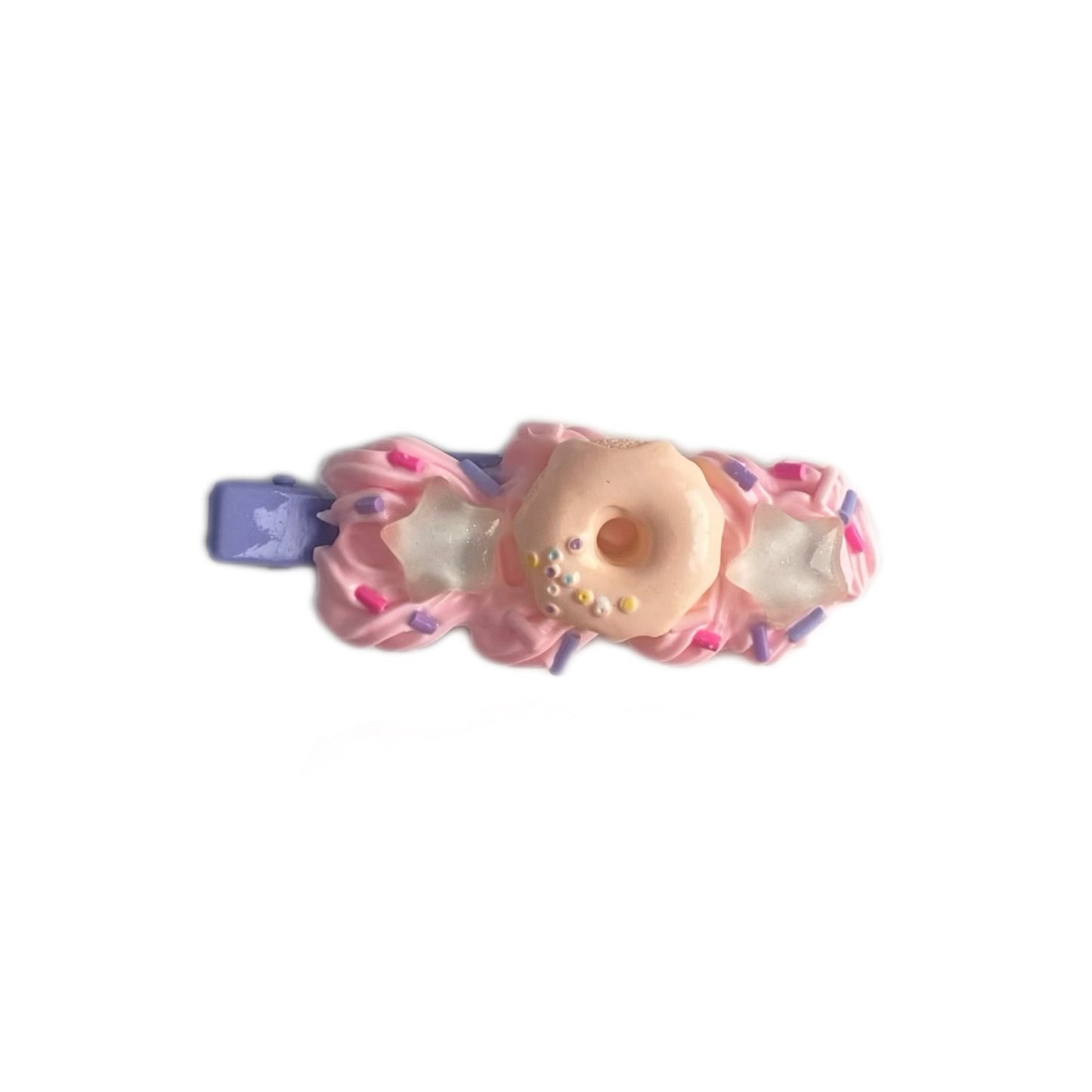 Strawberry Donut - Hair Clips