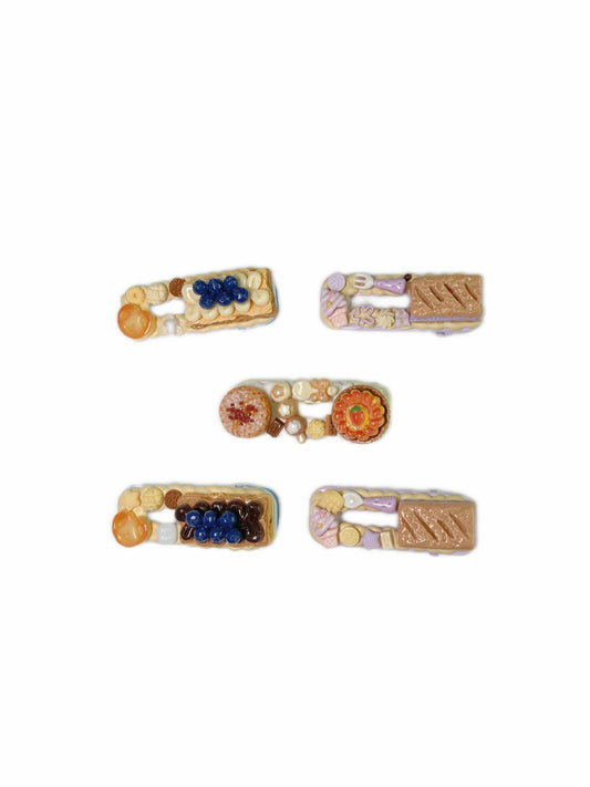 Cakes and Pie - Hair Clips