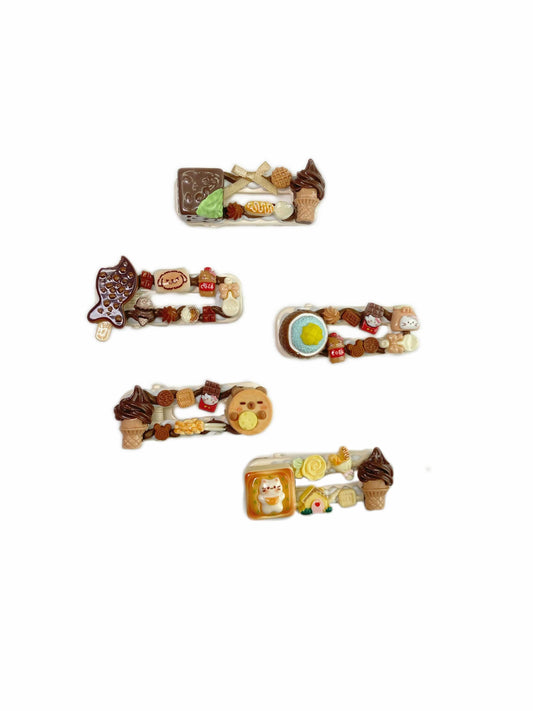 All About Chocolates - Hair Clips