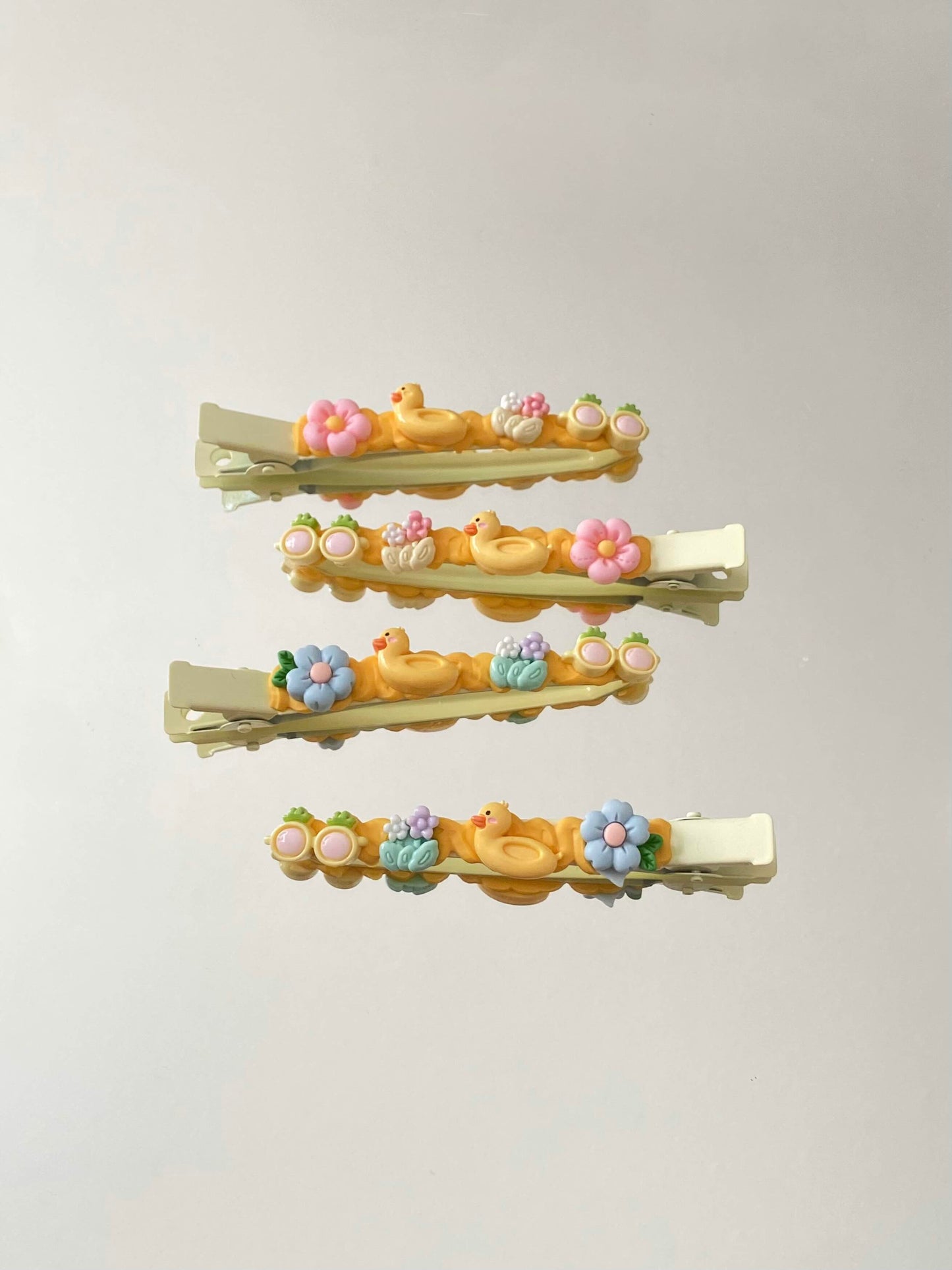 Yellow Duck - Hair Clips