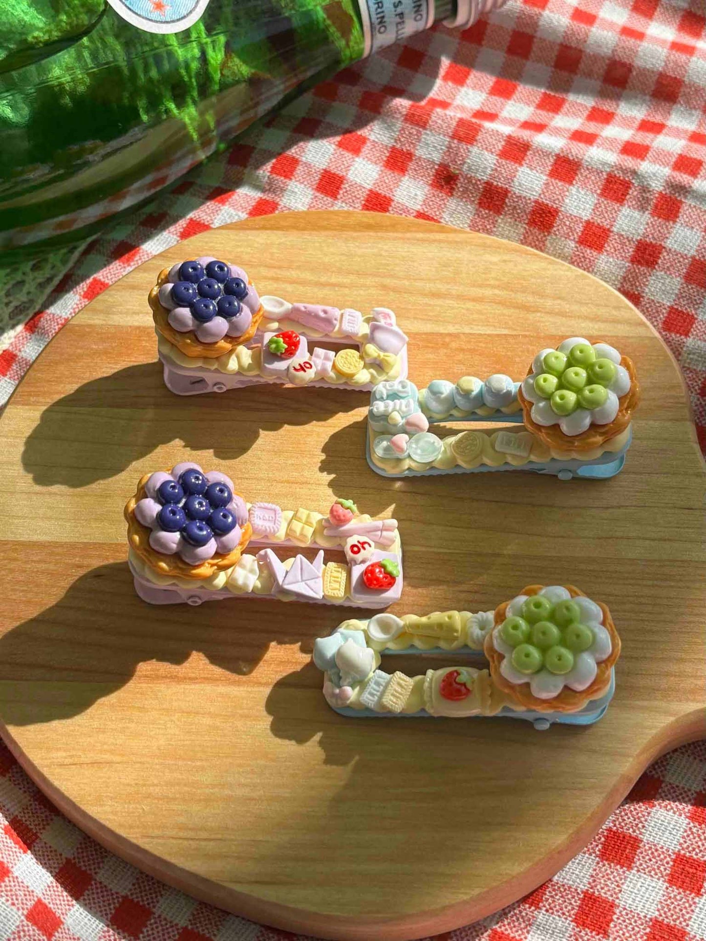 Fruit Tart - Hair Clips
