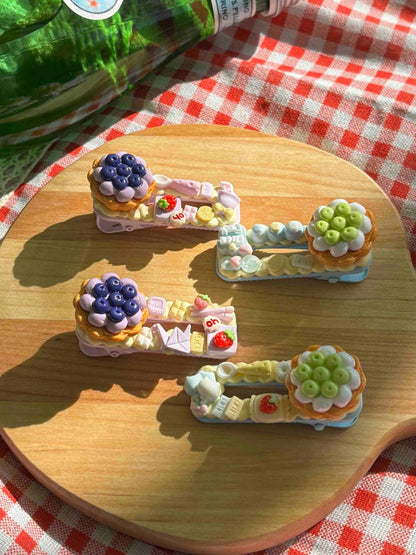 Fruit Tart - Hair Clips