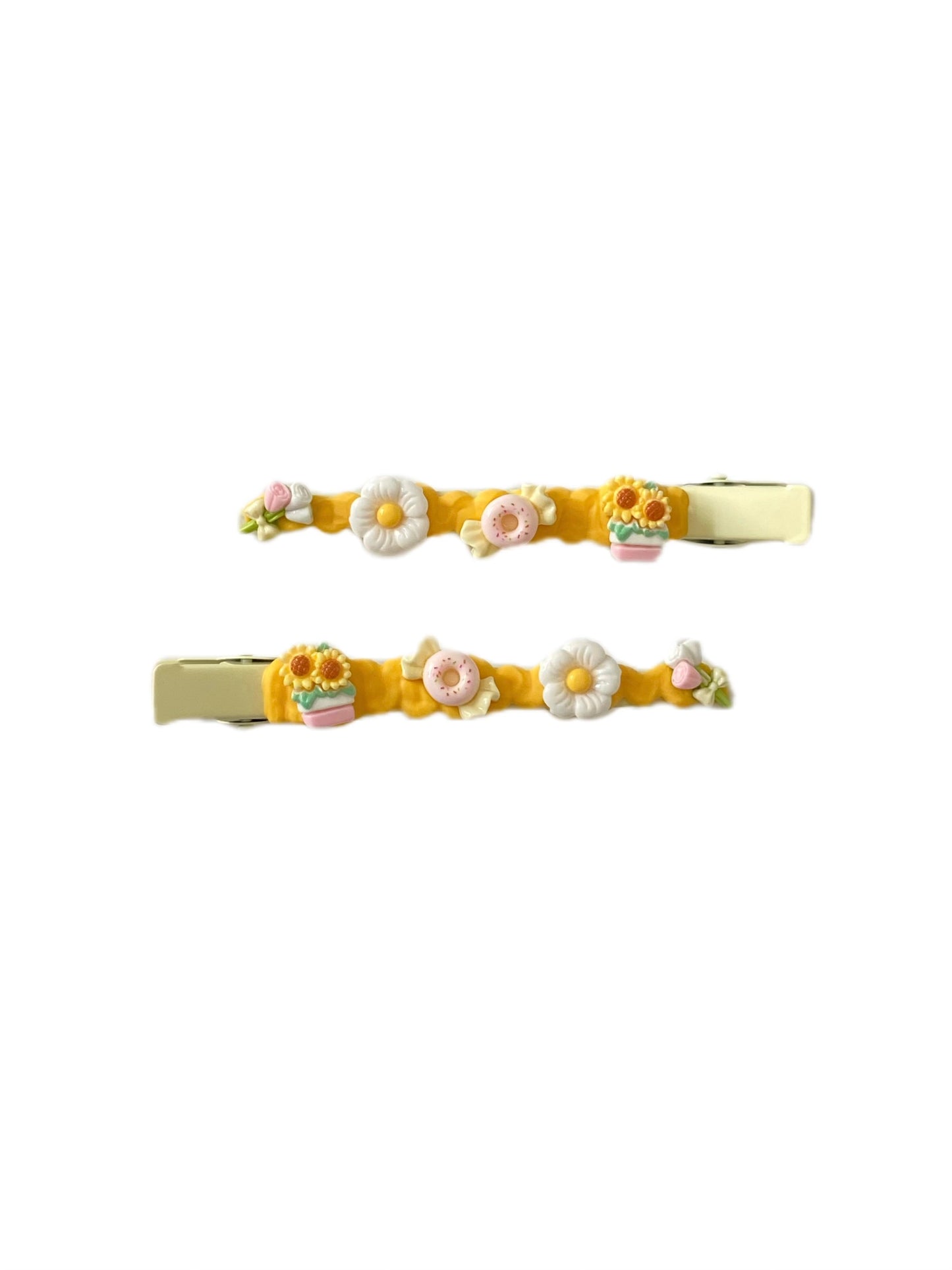 Sweet Sun Flower - Hair Clips